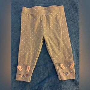 5 for $23 🦄 LIGHT BLUE BUNNY 🐰 PANTS for baby / size 6-9 months